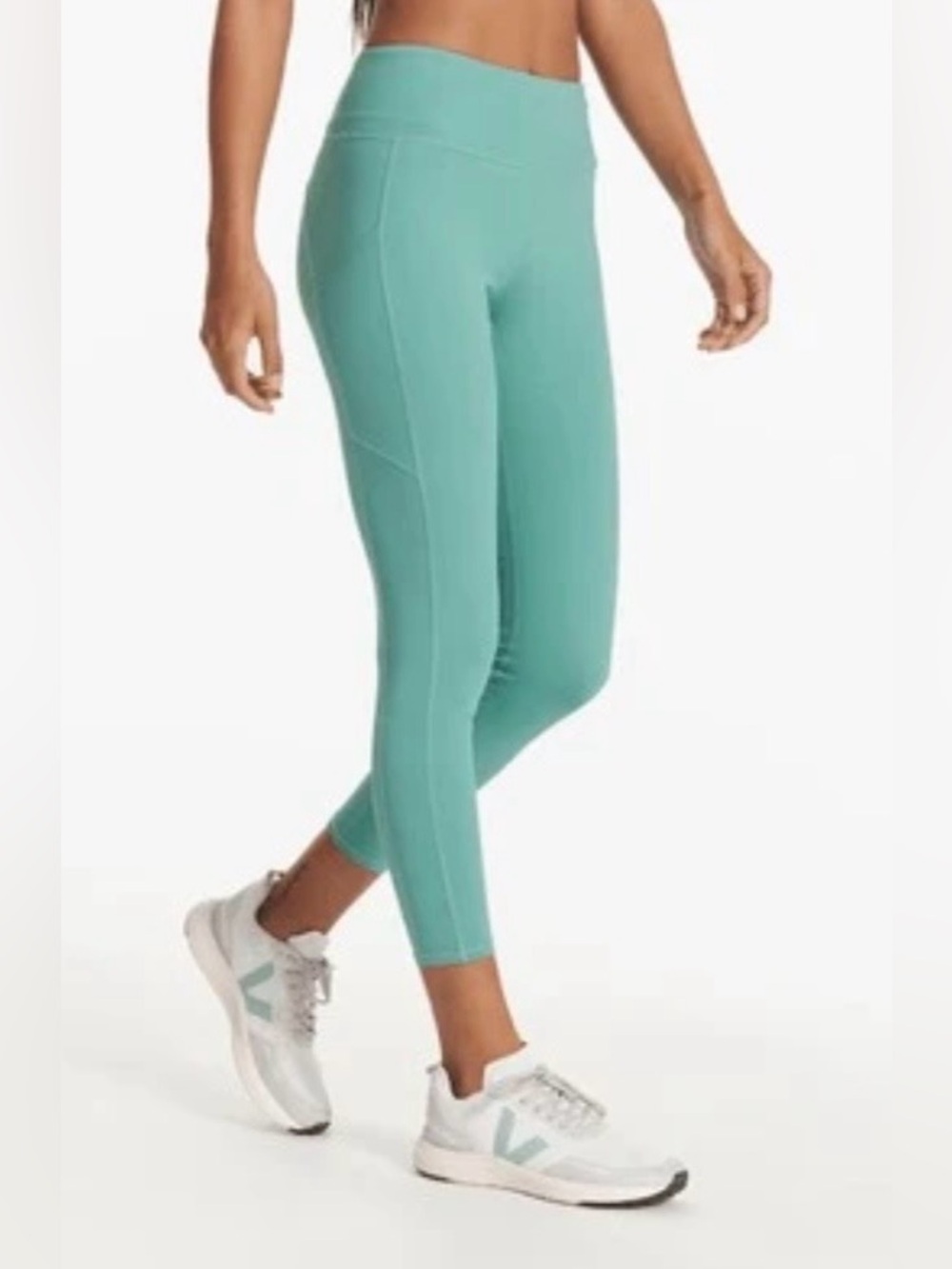Vuori NWT Stride Leggings Basil High-Rise Pockets Size S